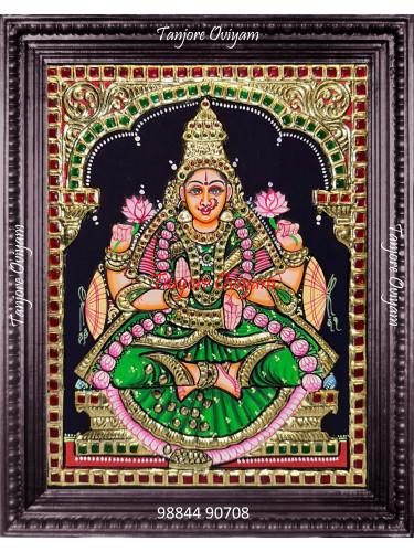 Mahalakshmi Tanjore Painting | Lakshmi Tanjore Painting